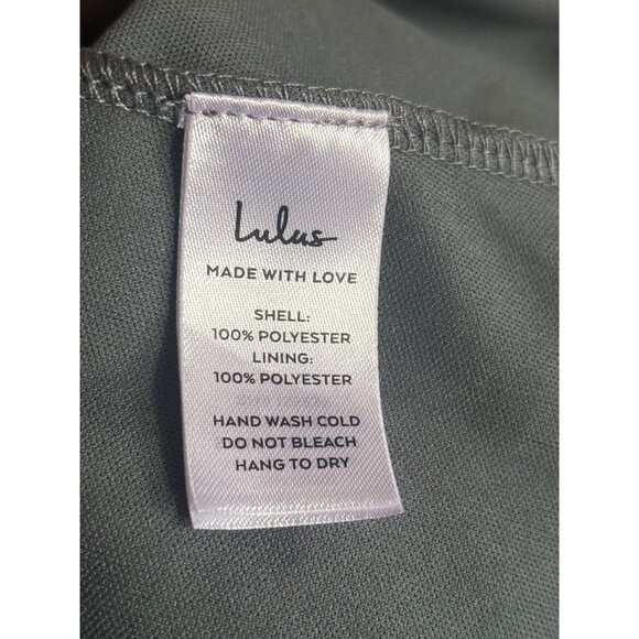 Womens Lulus Floral Organza Flutter Sleeve Midi Dress Teal Purple XXL NWOT - Picture 10 of 11